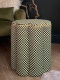 FLORANCE PETAL STOOL mint cream and cypress